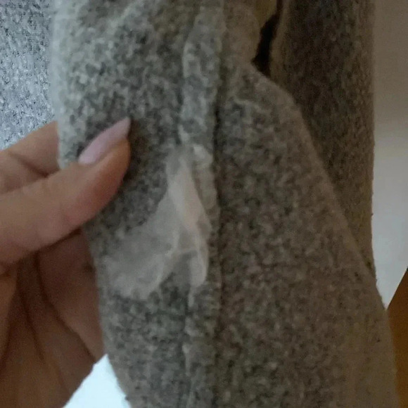 Atmosphere Primark Gray Knit Oversized Long Open Cardigan Size M - Picture 7 of 11